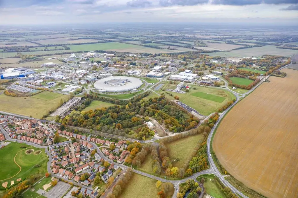 Aerial view of Harwell Science and Innovation Campus