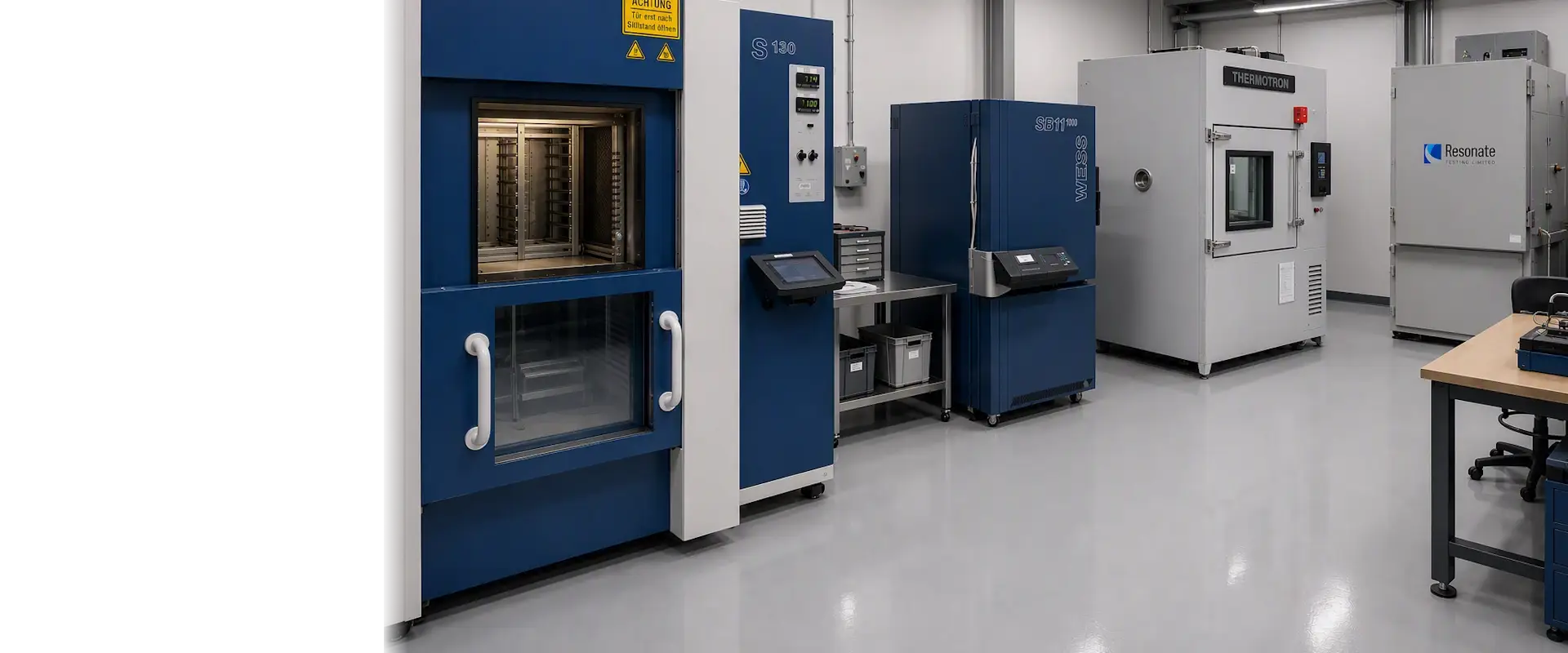 Environmental Test Chambers at Resonate Testing