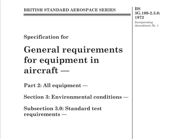 BS3G 100-2 3 0 1973 Cover page image Standard test conditions