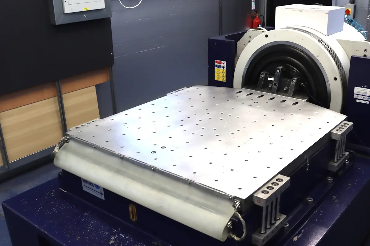 40kN electrodynamic vibration test system with slip table