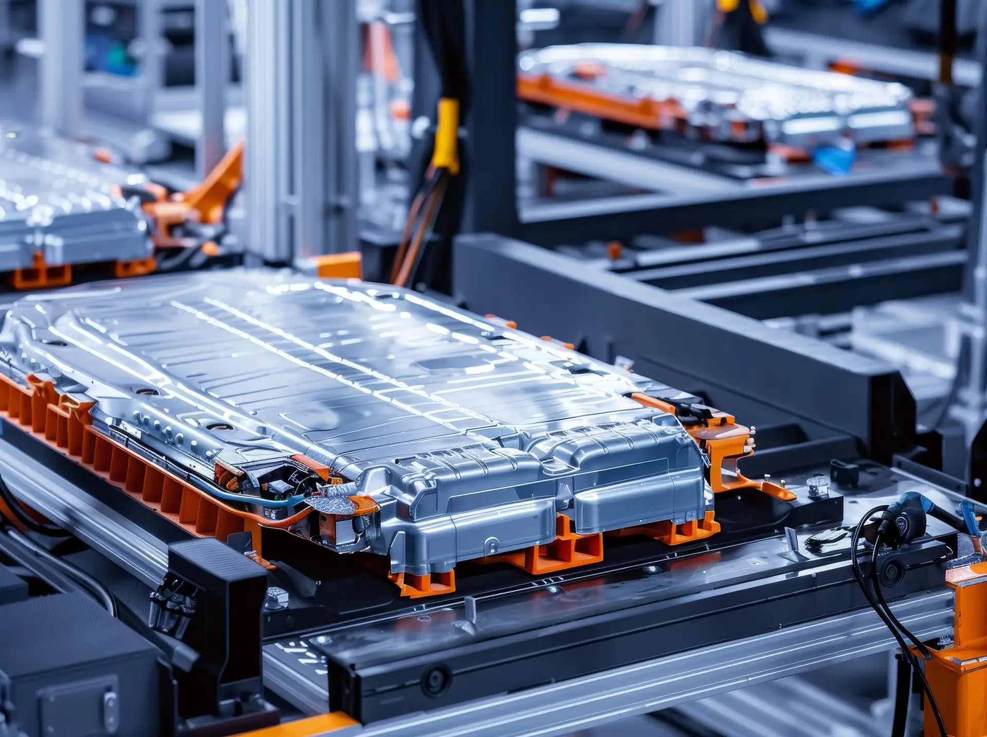 electric-vehicle-battery-on-assembly-line